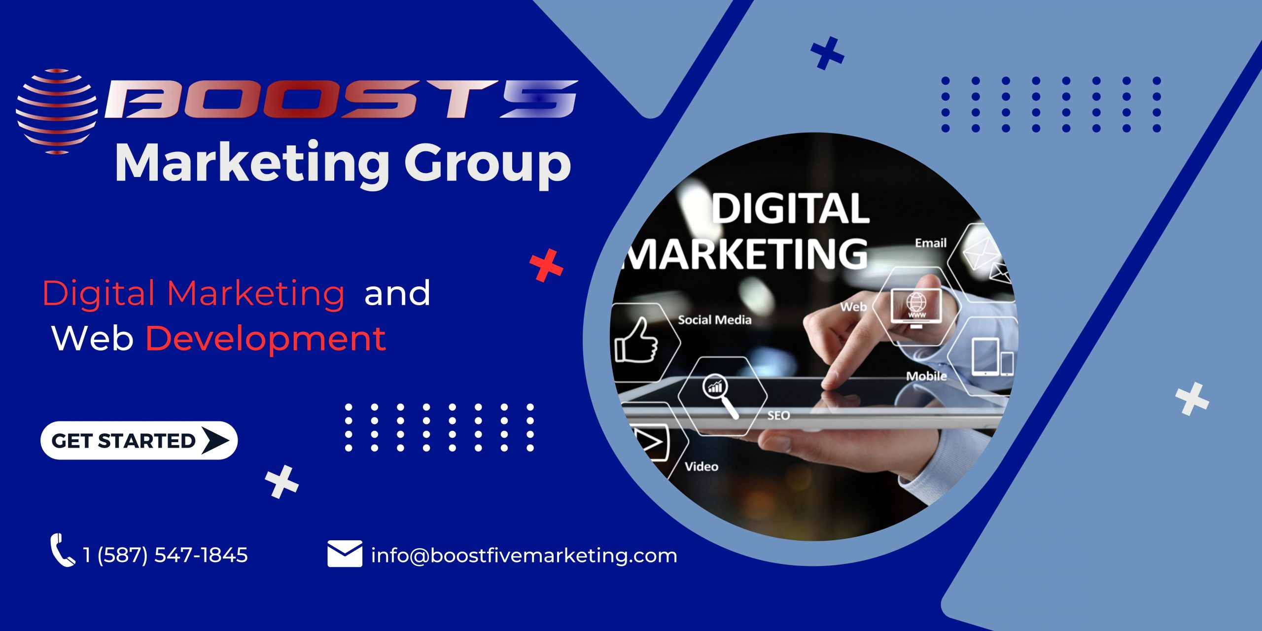 Digital Marketing Agency and Web Development by BOOST5 Marketing