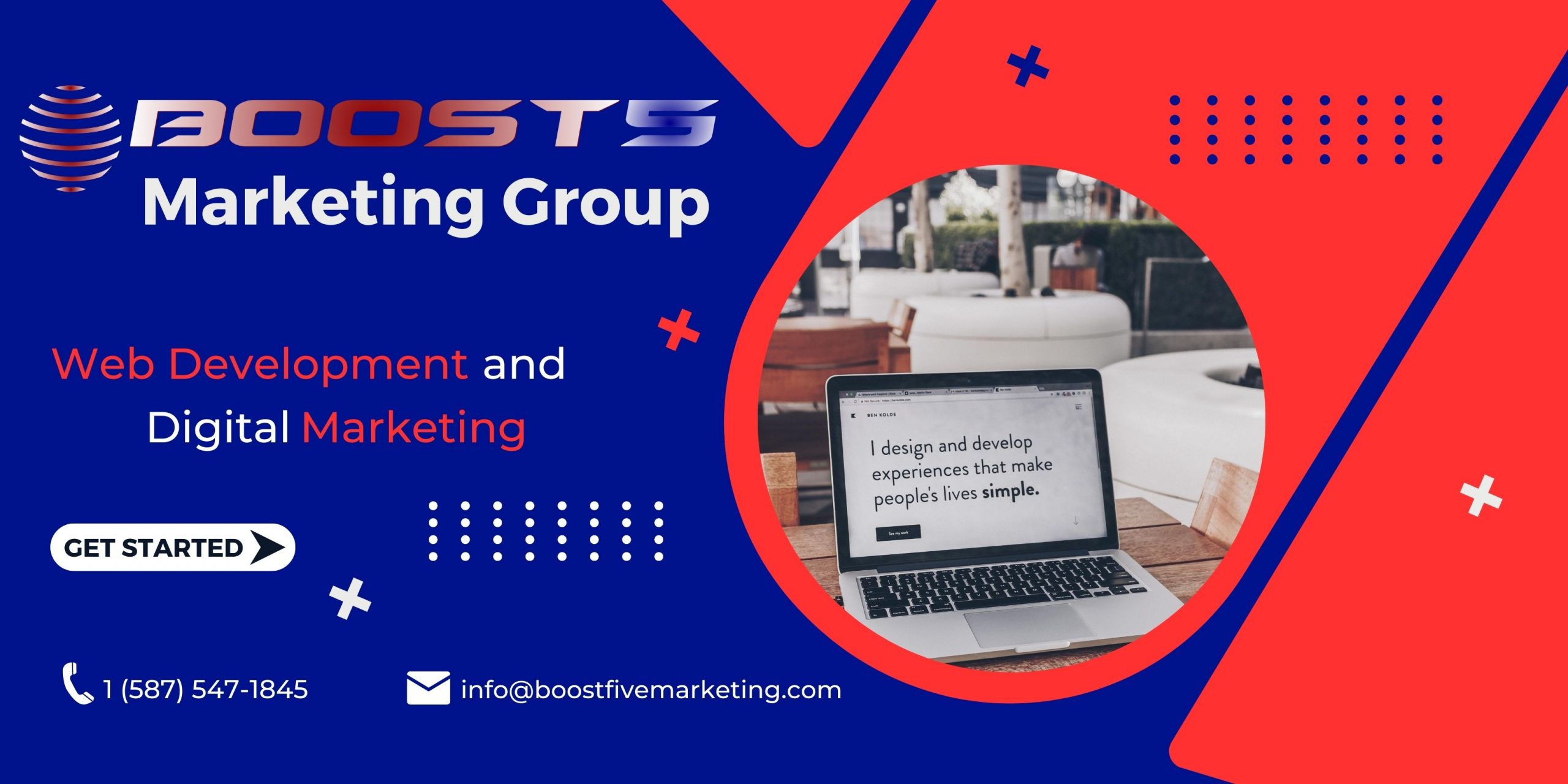 Web Development by BOOST5 Marketing Group